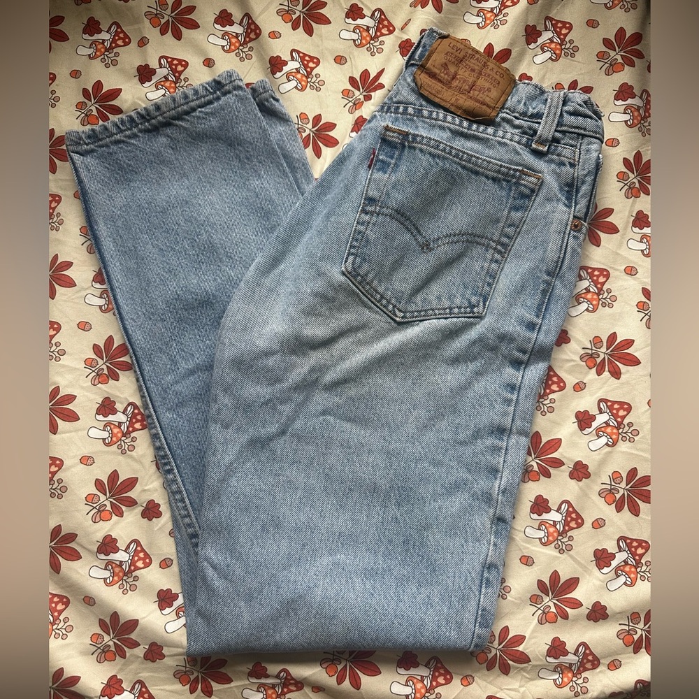 Vintage Levi's Light Blue Straight Leg Jeans